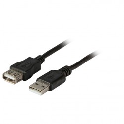Kabel USB 2.0 podaljšek A-A M/Ž 0.5m