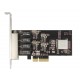 PCI Express Card Delock 4x RJ45 Gigabit ext