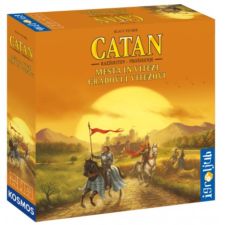 Družabna igra Catan - razširitev Mesta in Vitezi