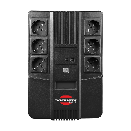 UPS Samurai AiO 600, Line-Interactive 600VA/360W