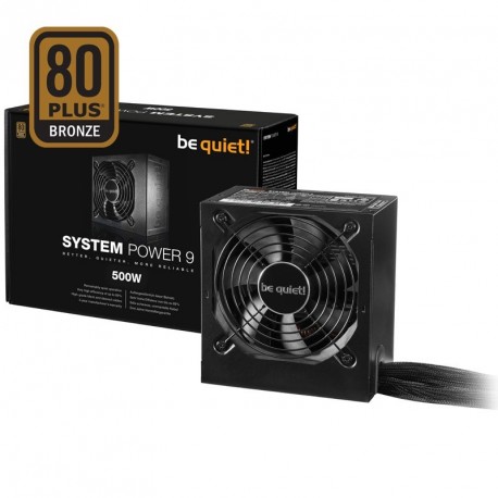 Napajalnik 500W BE QUIET! System Power 9, 80Plus Bronze