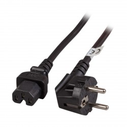 Napajalni kabel 220V C15 1.8m črn EFB