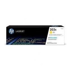 Toner HP 203X, CF542X, rumen, 2500 strani