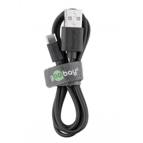 Kabel USB-A 2.0 na USB-C, polnjenje in sinhronizacija, 1m