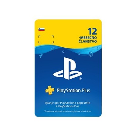 Playstation PS+ kartica 12 mesecev SVN