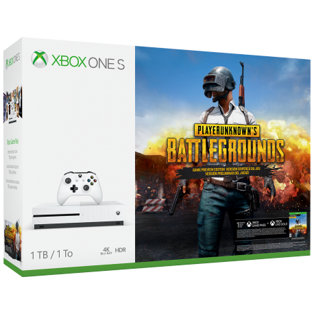Igralna konzola Microsoft Xbox One S 1TB + Playerunknown Battlegrounds