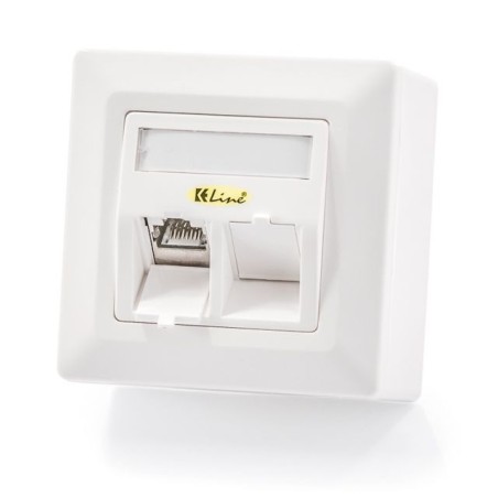 Vtičnica 2xRJ45 nadometna KELine