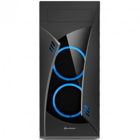 Ohišje ATX SHARKOON Night Shark blue LED