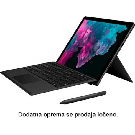 Tablični računalnik Microsoft Surface Pro 6, i7-8650U, 16GB, SSD 512, W10, črn