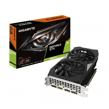 Grafična kartica GeForce GTX 1660 Ti 6GB Gigabyte OC 6G, GV-N166TOC-6GD