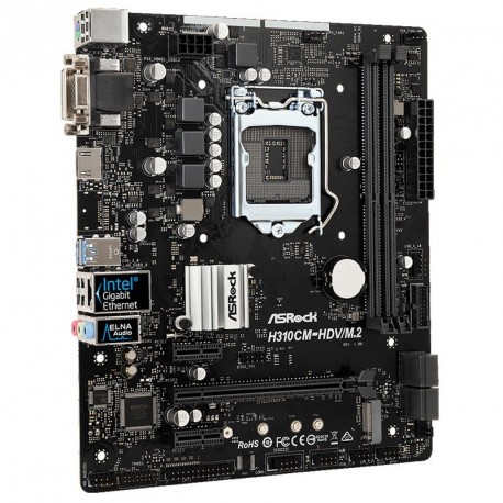 Matična plošča AsRock H310CM-HDV/M.2, DDR4 LGA1151 mATX