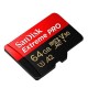 Spominska kartica micro SD Sandisk 64GB Class10 U3 UHS