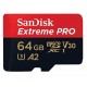 Spominska kartica micro SD Sandisk 64GB Class10 U3 UHS