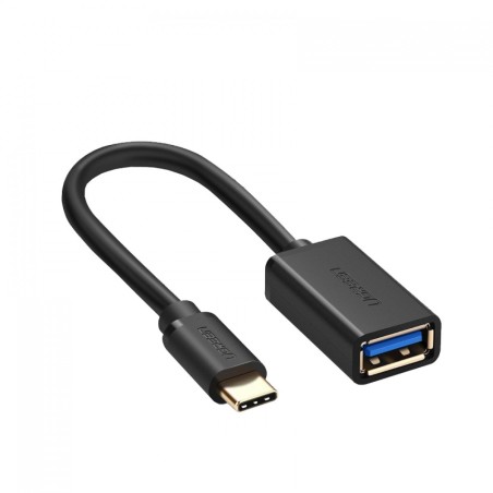 Ugreen USB-C (M) na USB 3.0 (Ž) OTG kabel črn