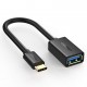 Ugreen USB-C (M) na USB 3.0 (Ž) OTG kabel črn