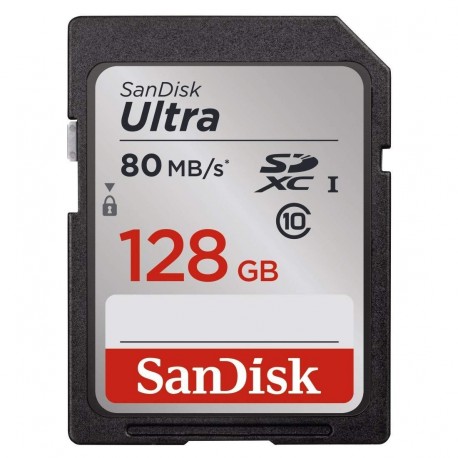 SanDisk 128GB Ultra UHS-I Class 10 SDXC spominska kartica