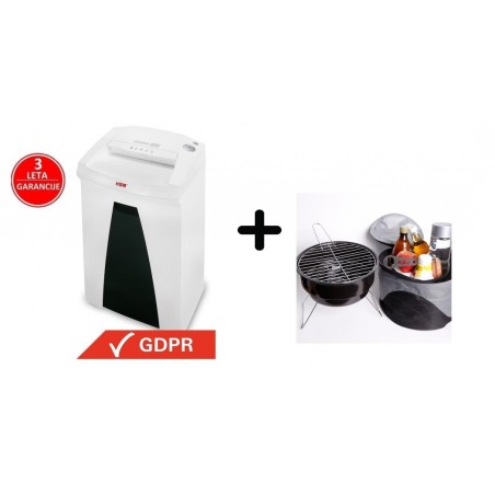 Uničevalec dokumentov hsm b22/3,9 securio p-2 + darilo žar