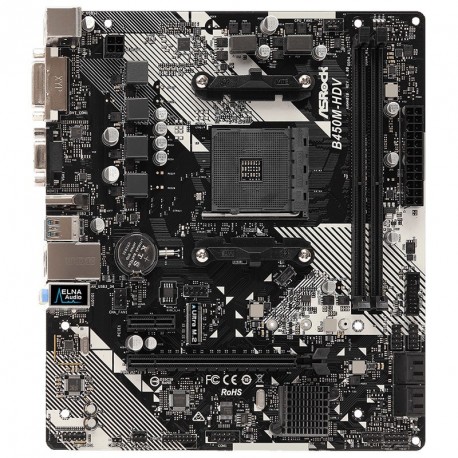 Matična plošča AsRock B450M-HDV R4.0, AM4