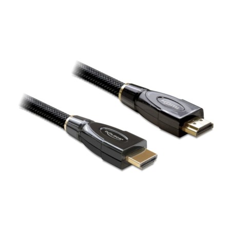 HDMI kabel z mrežno povezavo 5m Delock črn High Speed Premium