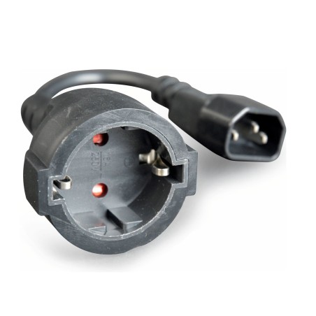 Napajalni kabel 220V C14 - SCHUKO Ž 0,15m črn Cablexpert