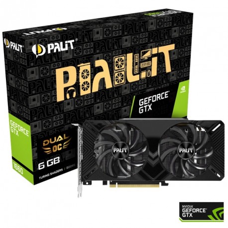 Grafična kartica GeForce GTX 1660 6GB Palit Dual OC