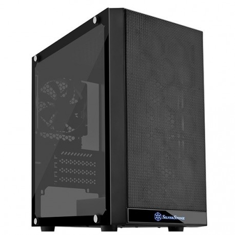 Ohišje microATX Silverstone PS15 glass