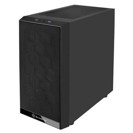 Ohišje microATX Silverstone PS15 glass