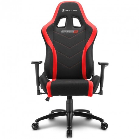 Gaming stol Sharkoon SKILLER SGS2 črn/rdeč