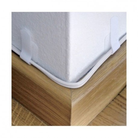 Vezice LTC velcro samolepljive WALL bele LTC3120