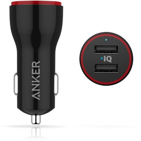 Avto polnilec Anker PowerDrive 2 24W 2 portni