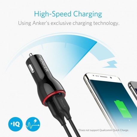 Avto polnilec Anker PowerDrive 2 24W 2 portni