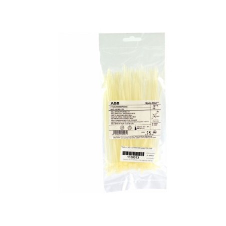 Vezice 160 x 2.5mm bele (pak/100)