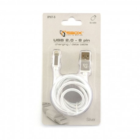Kabel Apple USB/Lightning 1,5m srebrn SBOX