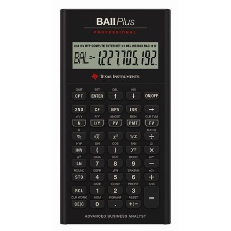 Kalkulator Texas Instruments ba-ii plus professional