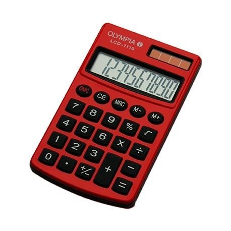 Kalkulator Olympia LCD-1110 rdeč
