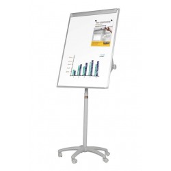 Tabla Bi-Office samostoječa Maya Mobile 70x102 cm Alu, magnetna, sivo stojalo