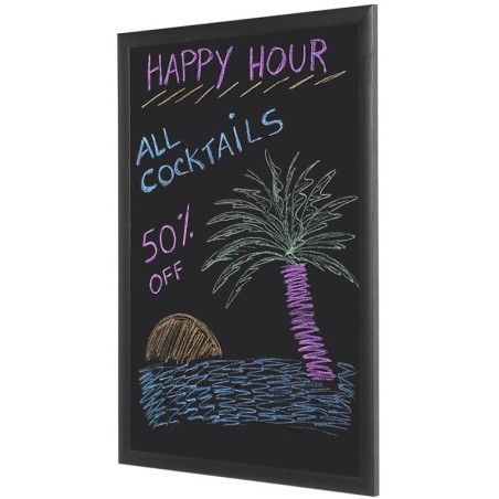 Tabla Bi-Office črna stenska 25 x 35 cm za pisanje s kredo