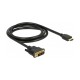 HDMI-DVI-D 18+1 kabel  1,5m Delock