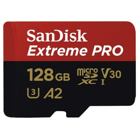 Spominska kartica microSD SanDisk Extreme Pro SDXC UHS-I U3 A2 V30 128GB