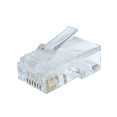 RJ45 konektor CAT.6 UTP trdi kabel Gembird (2rez) (pak/100)