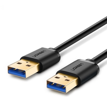Ugreen USB 3.0 kabel (M na M) črn 0.5 m