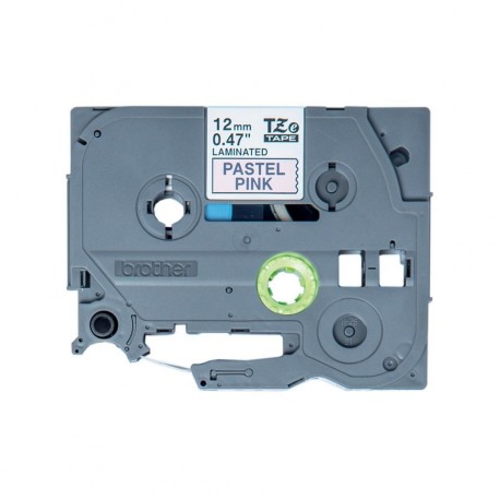 Brother TZE-MQE31 pastelno rožnat/črn 12m