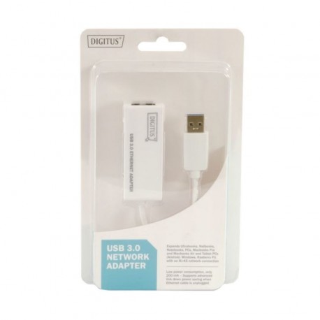 Mrežna kartica (adapter) USB 3.0, 10/100/1000, Digitus DN-3023