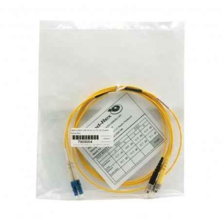 Optični patch SM PK-9 LC-FC 2m Duplex Leviton