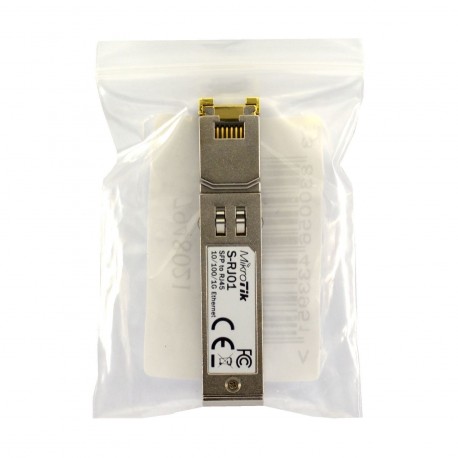 Pretvornik RJ45 SFP Mini-GBIC Gigabit Mikrotik S-RJ01