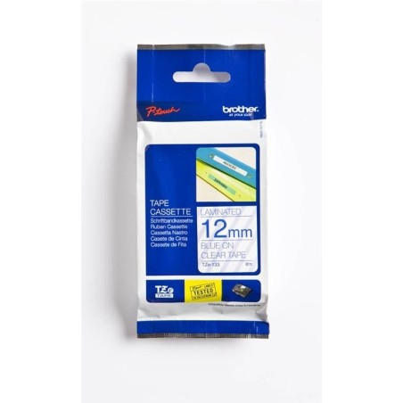 Brother Tze-133 moder/prozorn trak za PT 12mm, TZE133