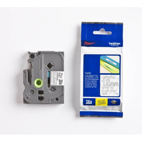Brother Tze-135 bel/prozorn trak za PT 12mm, TZE135
