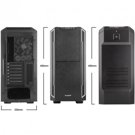 Ohišje ATX be quiet! SILENT BASE 600 (BG007), srebrno