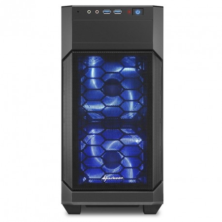 Ohišje microATX Sharkoon V1000 Window, črno