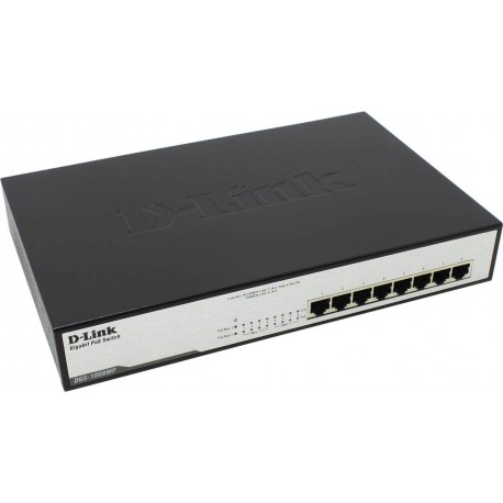 Stikalo (switch) 8 port Gigabit PoE D-Link DGS-1008MP